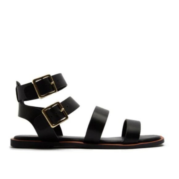 !! NEW !! Strappy Gladiator Sandals in Gold Champagne - Picture 10 of 12